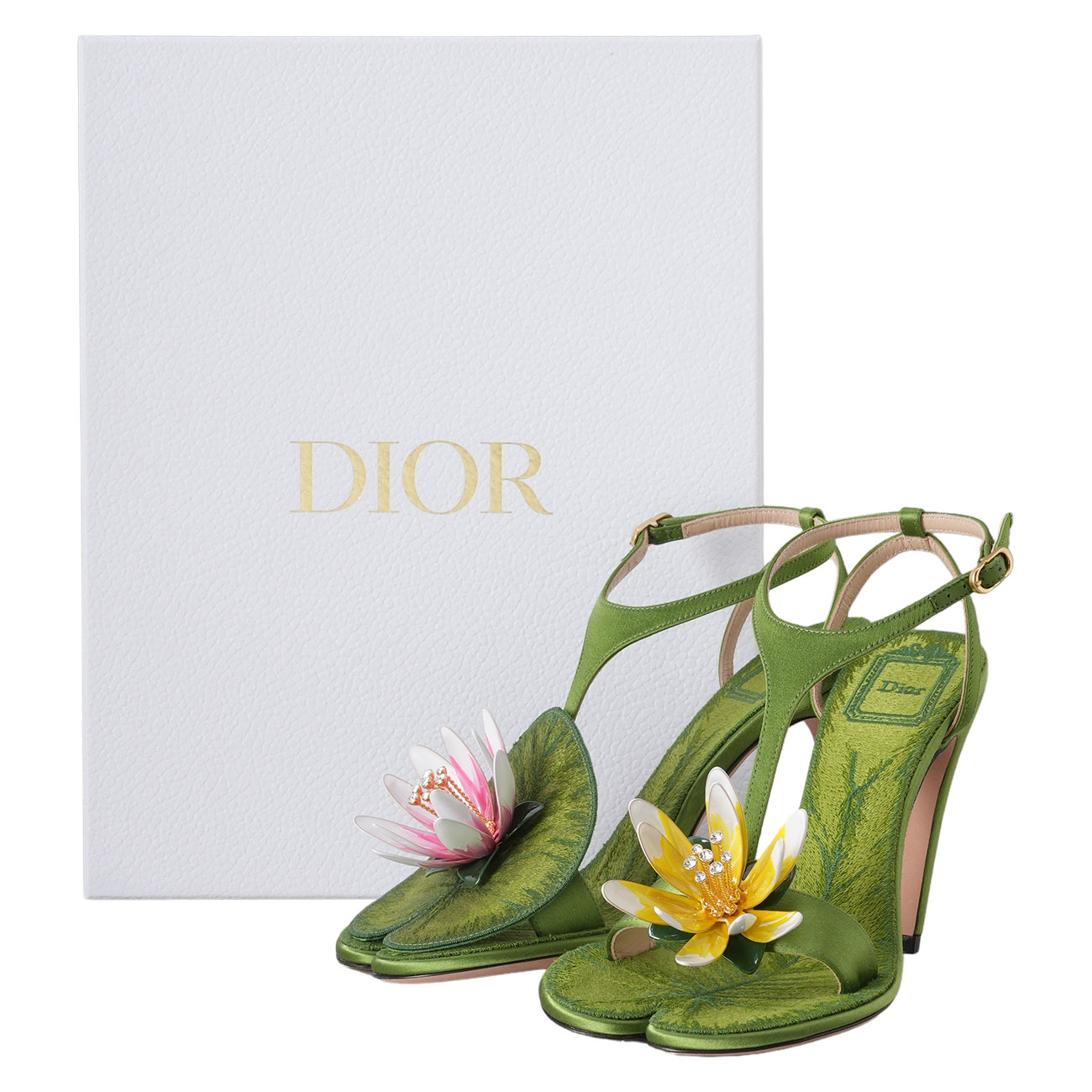 CHRISTIAN DIOR(NEW)디올 연꽃 플라워 샌들 #36